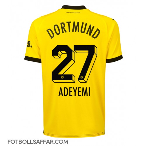 Borussia Dortmund Karim Adeyemi #27 Hemmatröja 2023-24 Kortärmad